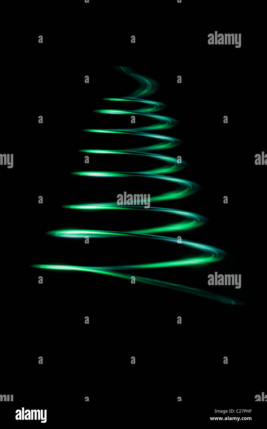 Grafischen Weihnachtsbaum Stockfoto