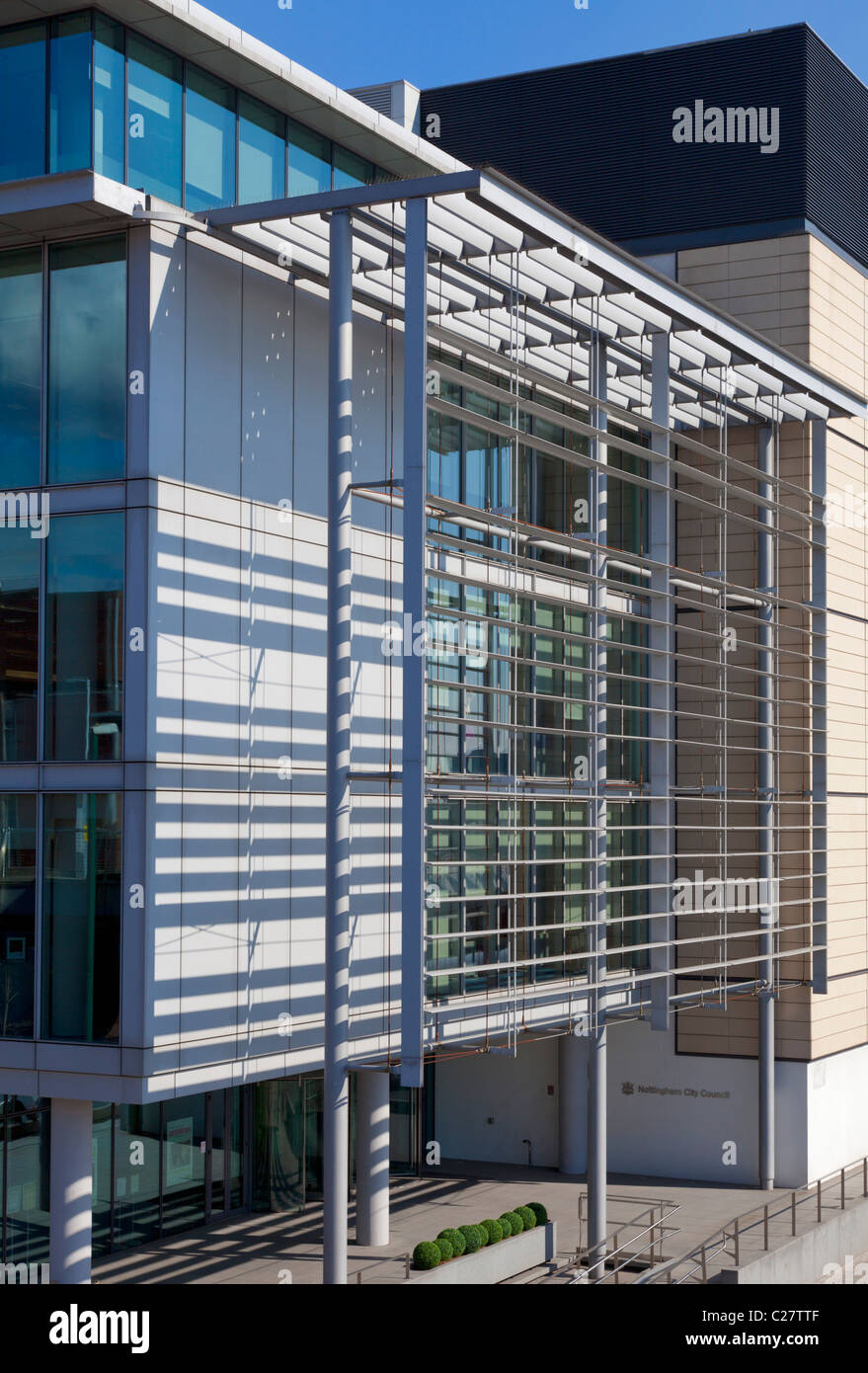 Nottingham City Council Büros Nottingham Nottinghamshire England UK GB EU Europa Stockfoto