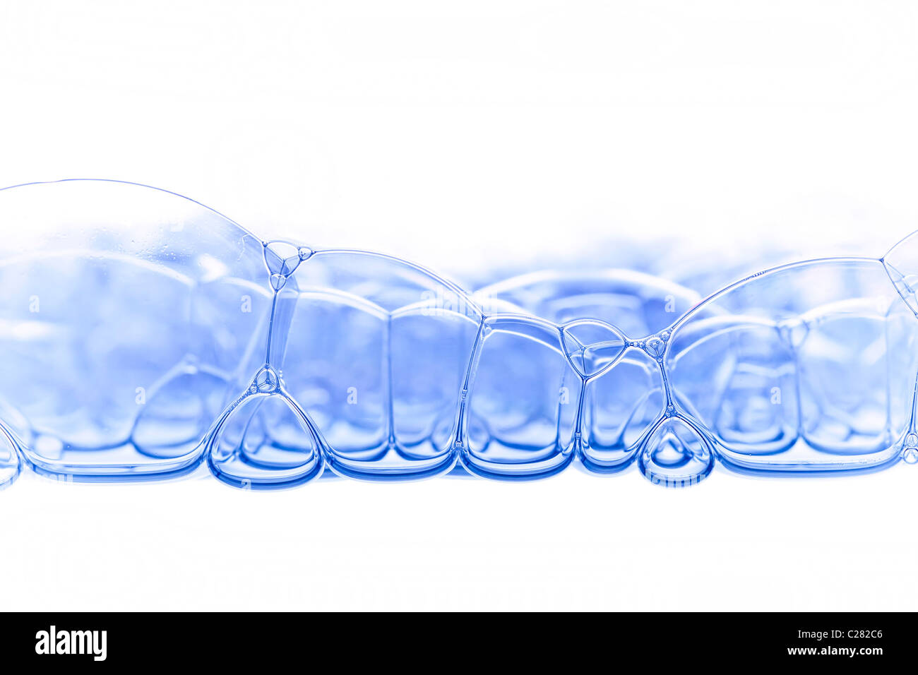 Wasserblasen - Schaum Stockfoto