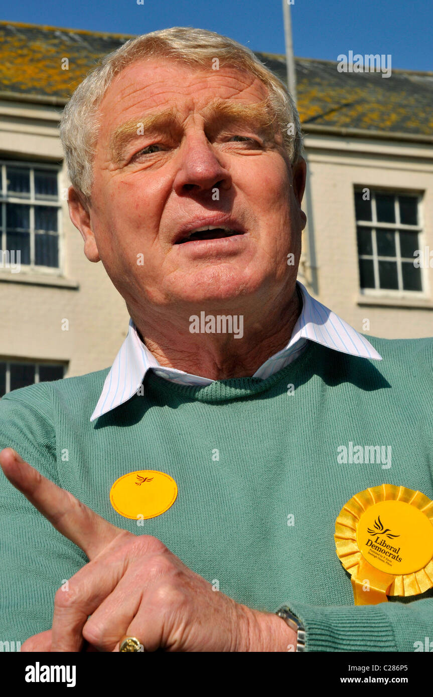 Paddy Ashdown ehemaliger Führer der Lib Dem politischen Partei Stockfoto