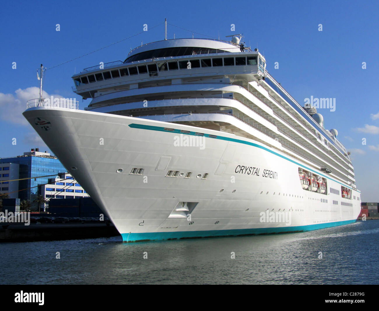 Kreuzfahrtschiff Crystal Serenity Stockfoto