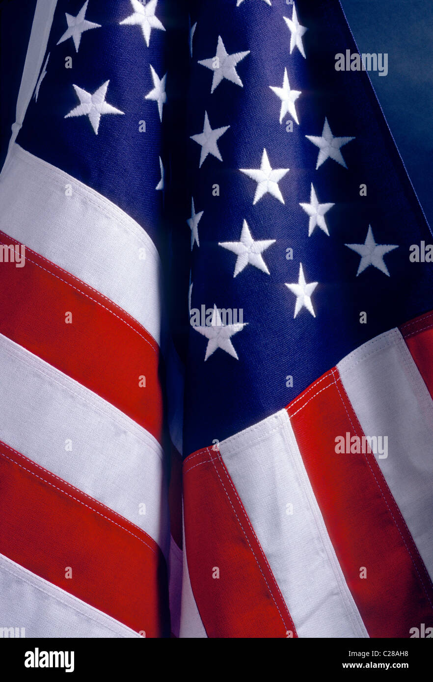 Old Glory, Flagge der Vereinigten Staaten von Amerika Stockfoto