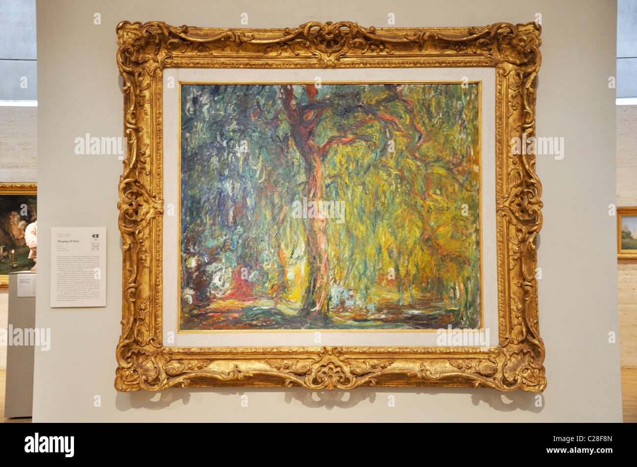 Trauerweide von Claude Monet 1918 / 19 - nur zur redaktionellen Verwendung. Stockfoto