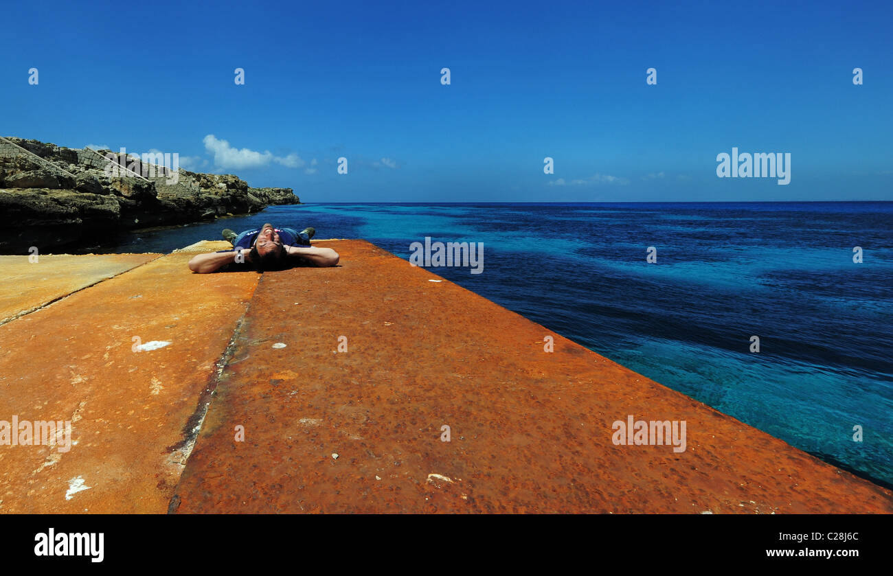 Italien, Sizilien, Ägadischen Inseln, Favignana, Stockfoto