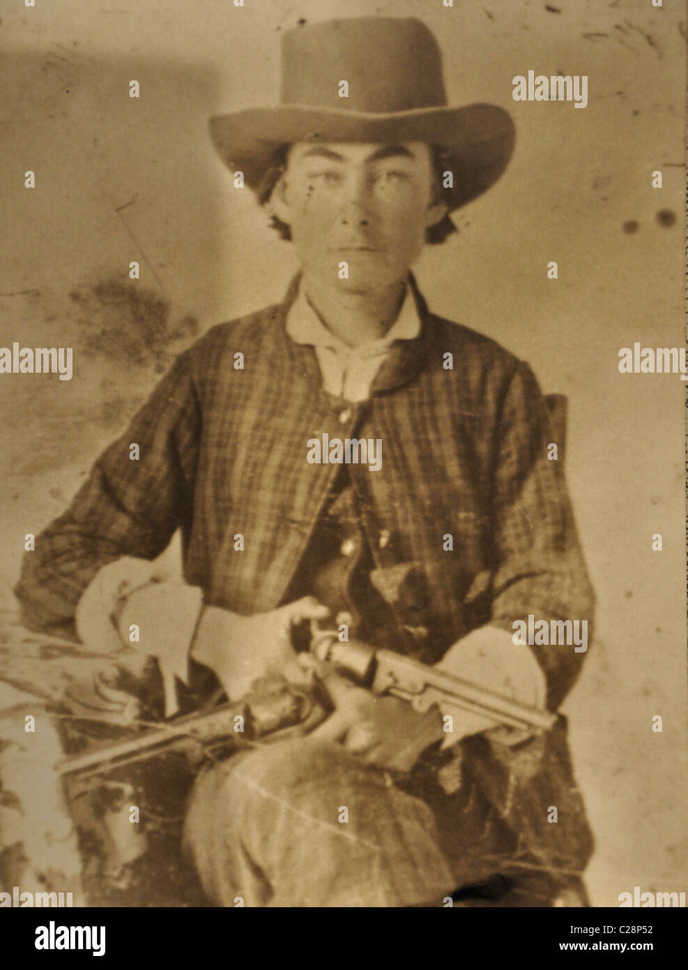 Charles Turner - unter den ersten Siedlern in Texas im Jahre 1857 Stockfoto
