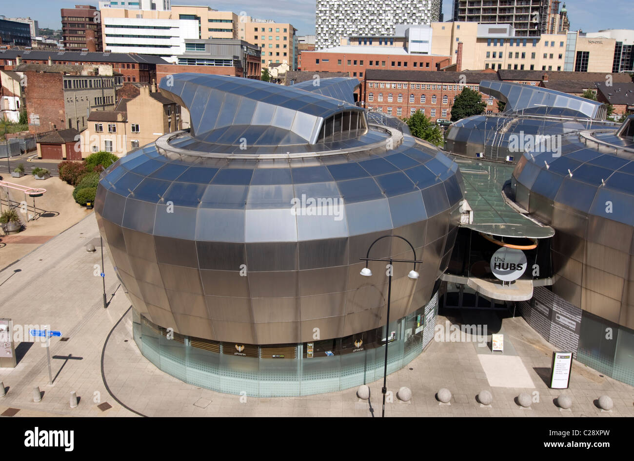 Ehemalige National Centre for Popular Music Sheffield Stockfoto