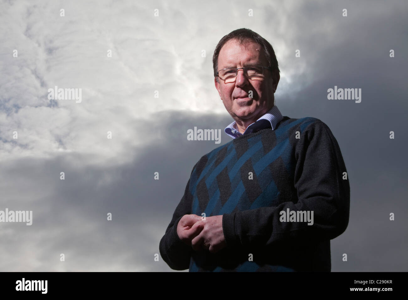 Reverend David Arnott, Moderator benennen für die 2011 Generalversammlung der Kirche von Schottland. Stockfoto