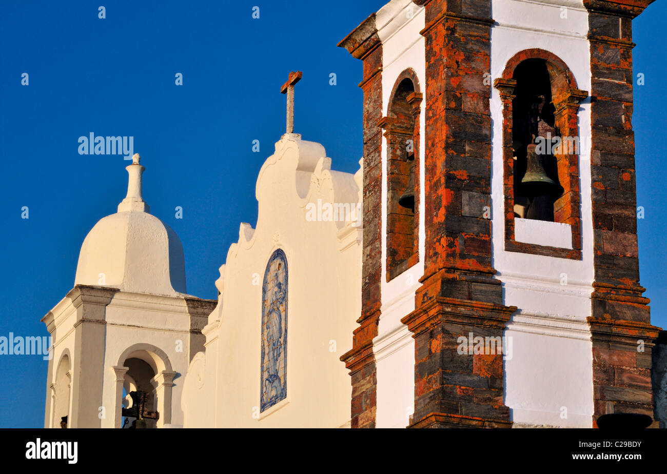 Portugal, Alentejo: Pfarrkirche unserer lieben Frau von Lagoa in Monsaraz Stockfoto