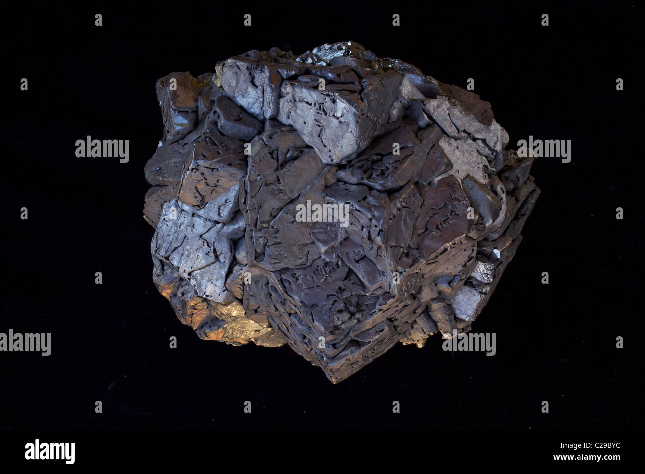 Galenit (PbS - Leitung Sulfid)-das primäre Erz von Blei - Madan - Bulgarien Stockfoto