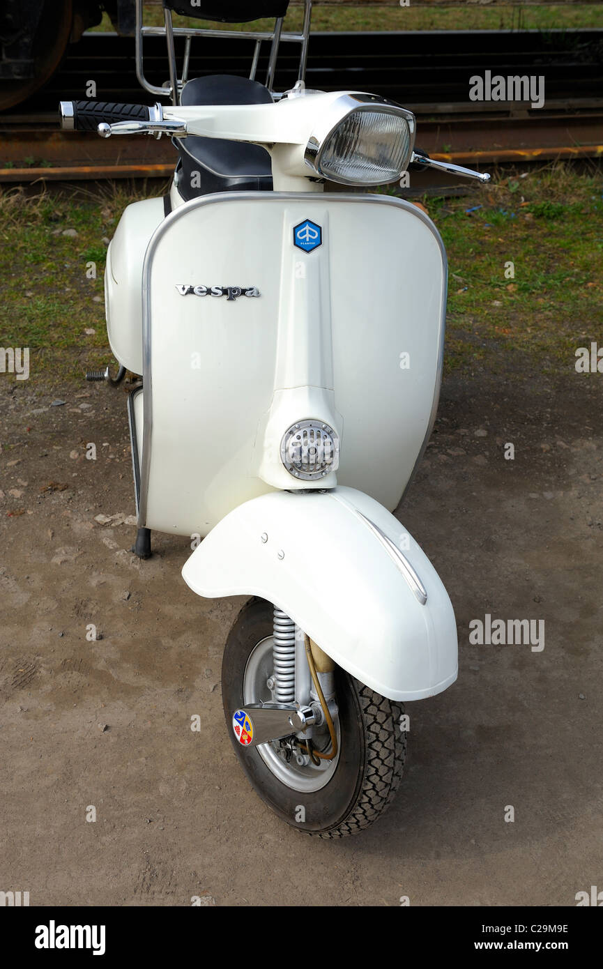 Vespa Moped England uk Stockfoto