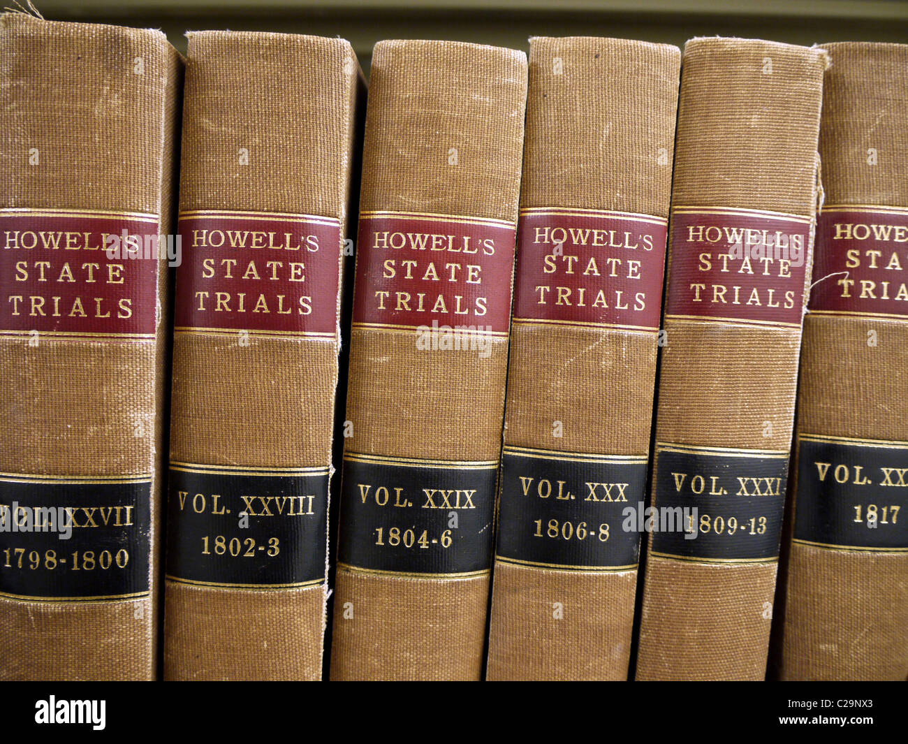 Alten Gesetzbücher Stockfoto