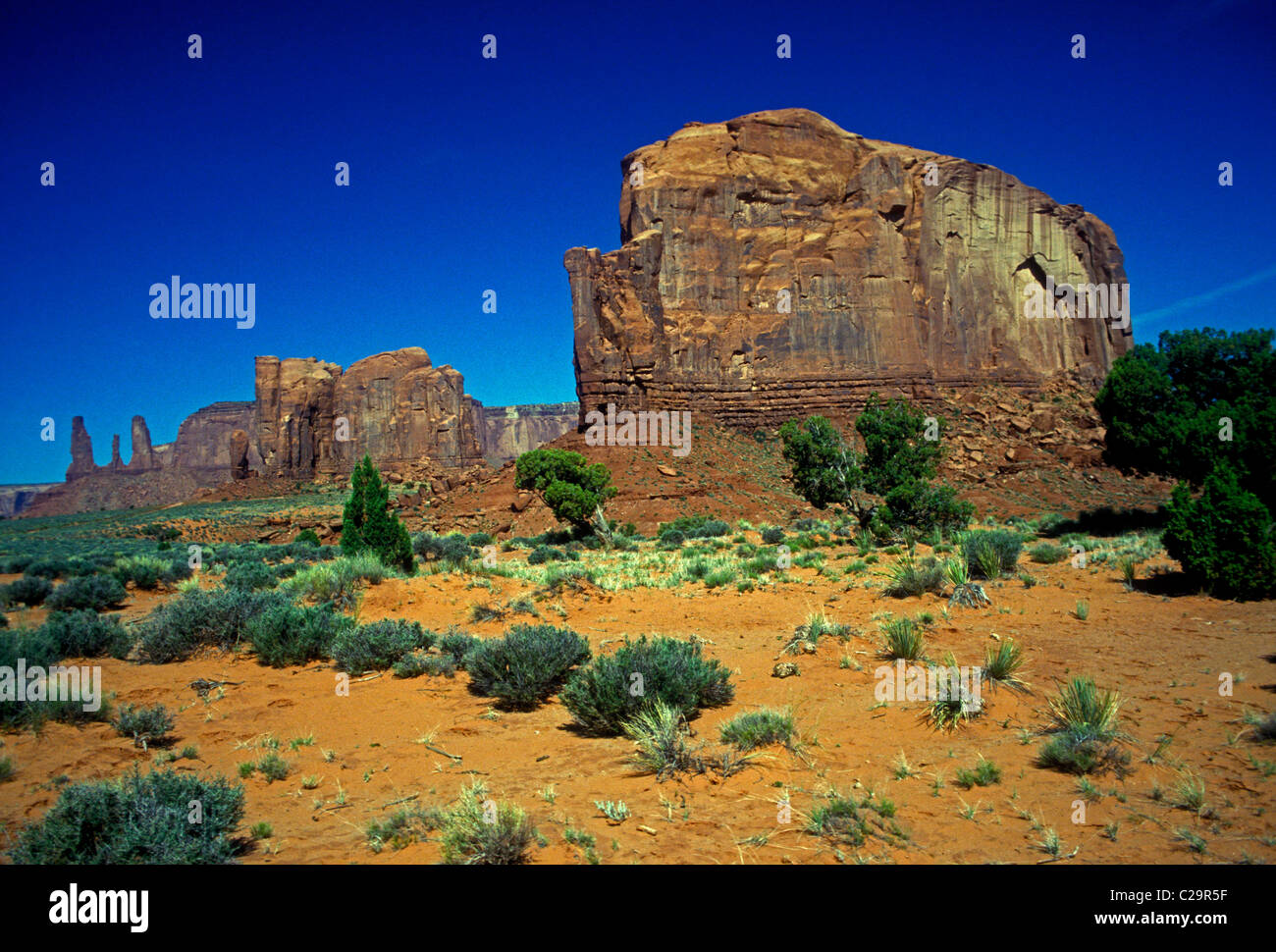 Monument Valley Navajo Tribal Park, Monument Valley Navajo Tribal Park, Arizona Stockfoto