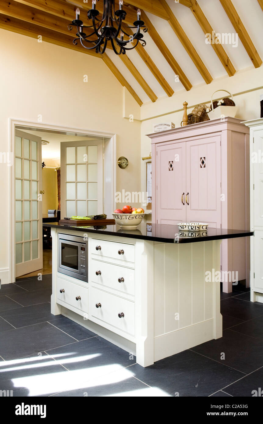 Küche Interieur gestaltet und von Robinson & Cornish Stockfoto