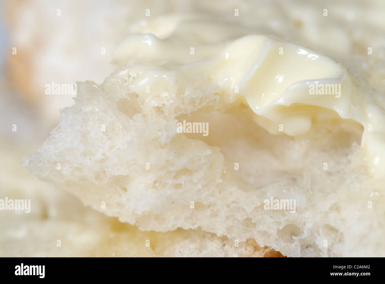 Brot und Butter. Stockfoto