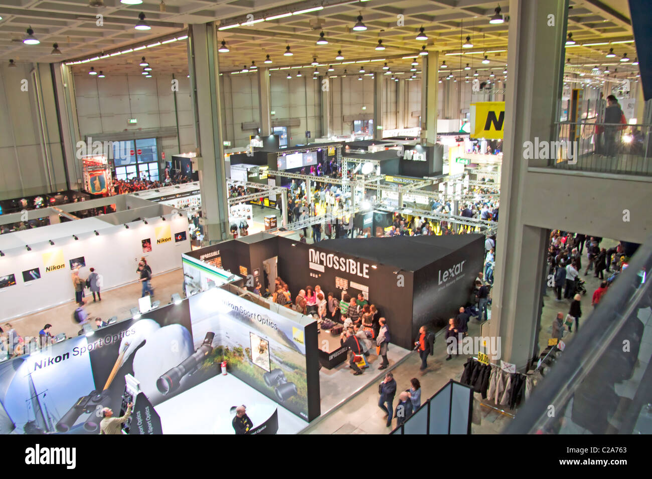 MILANO, Italien - 27 März: Ansicht der internationalen fotografischen Fair "Fotoshow" in Mailand (25-28 März 2011), 27. März 2011 Stockfoto