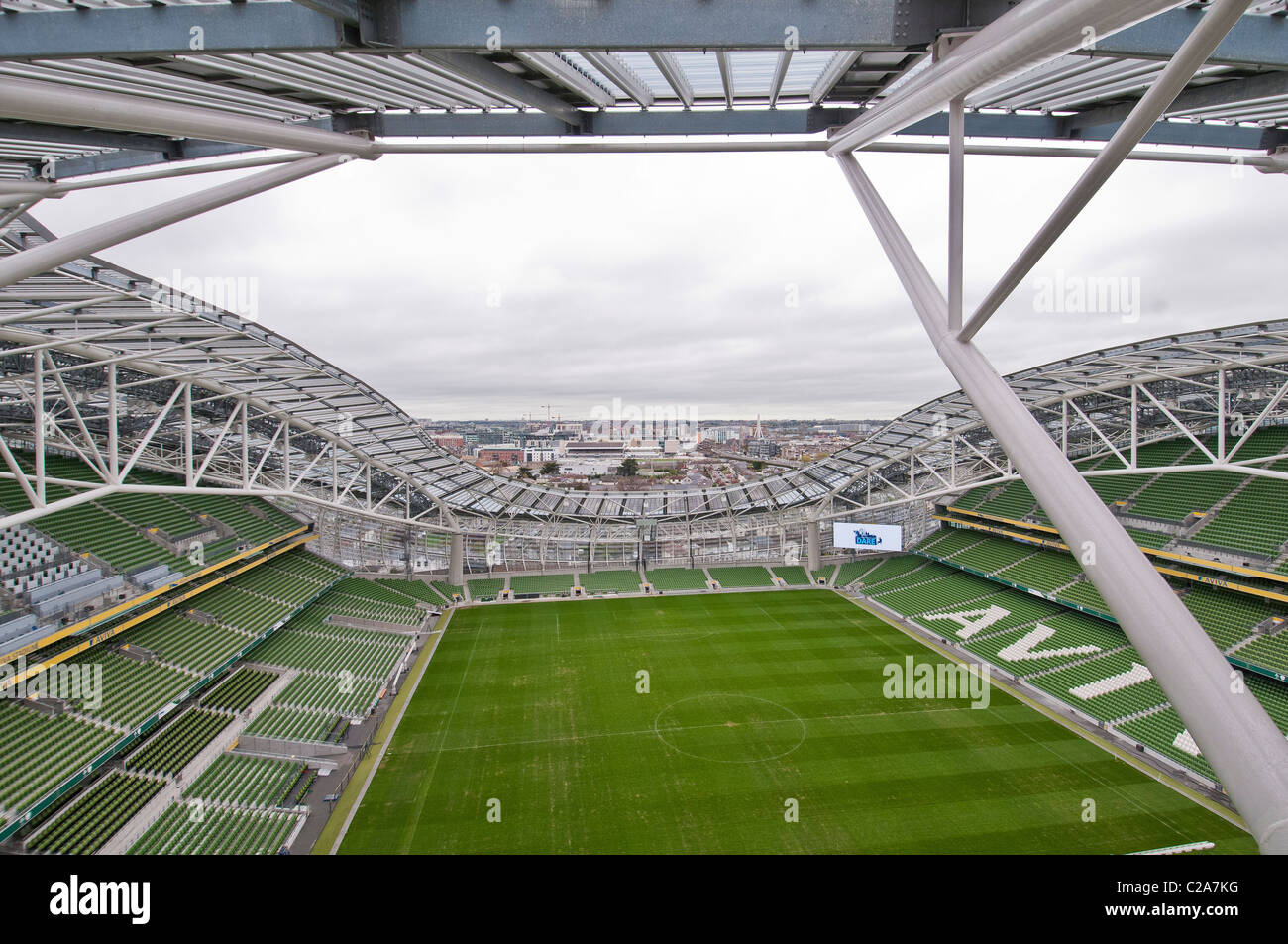 Aviva Stadion, Landsdowne Road, Dublin 4, Irland. Rugby und Fußball-Stadion in der Hauptstadt von Irland. Stockfoto