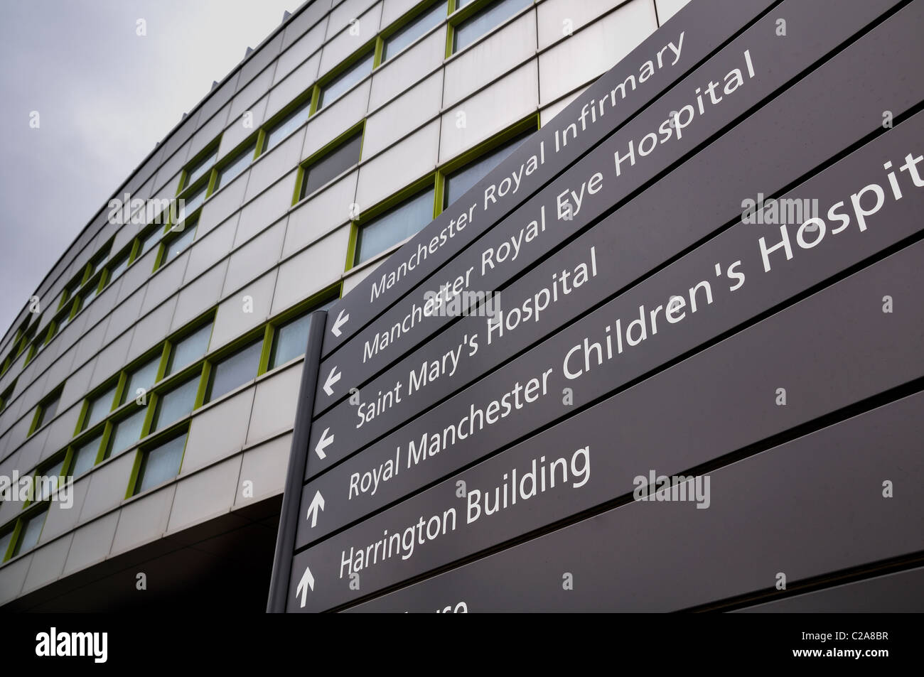 Manchester-Krankenhäuser Stockfoto