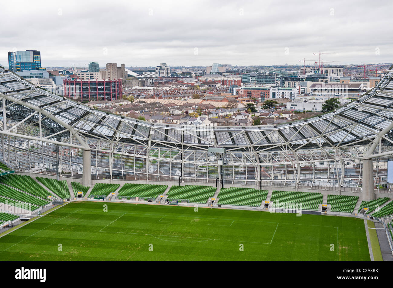 Aviva Stadion, Landsdowne Road, Dublin 4, Irland. Rugby und Fußball-Stadion in der Hauptstadt von Irland. Stockfoto