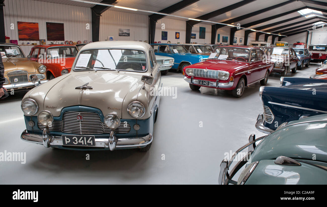 Ysatafell-Auto-Museum, Nordisland Stockfoto
