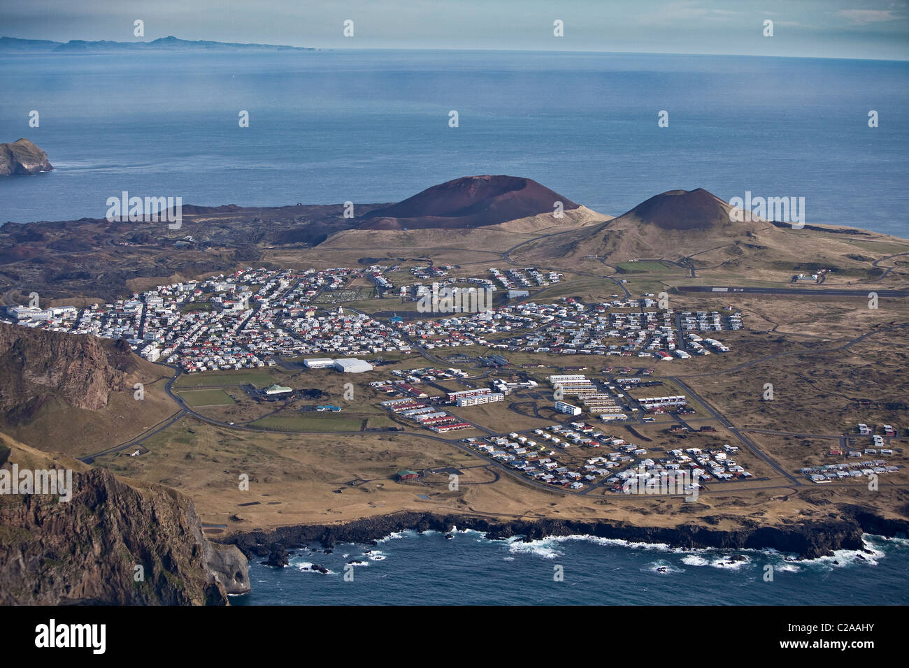 Heimaey, Vulkaninseln, Westmännerinseln, Island Stockfoto