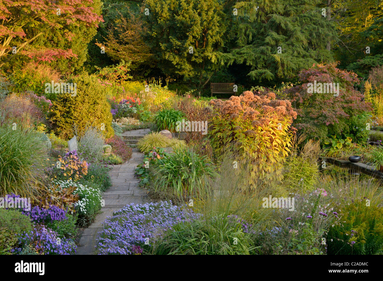 Sunken Garden, Karl Foerster Garten, Potsdam, Deutschland. Design Karl