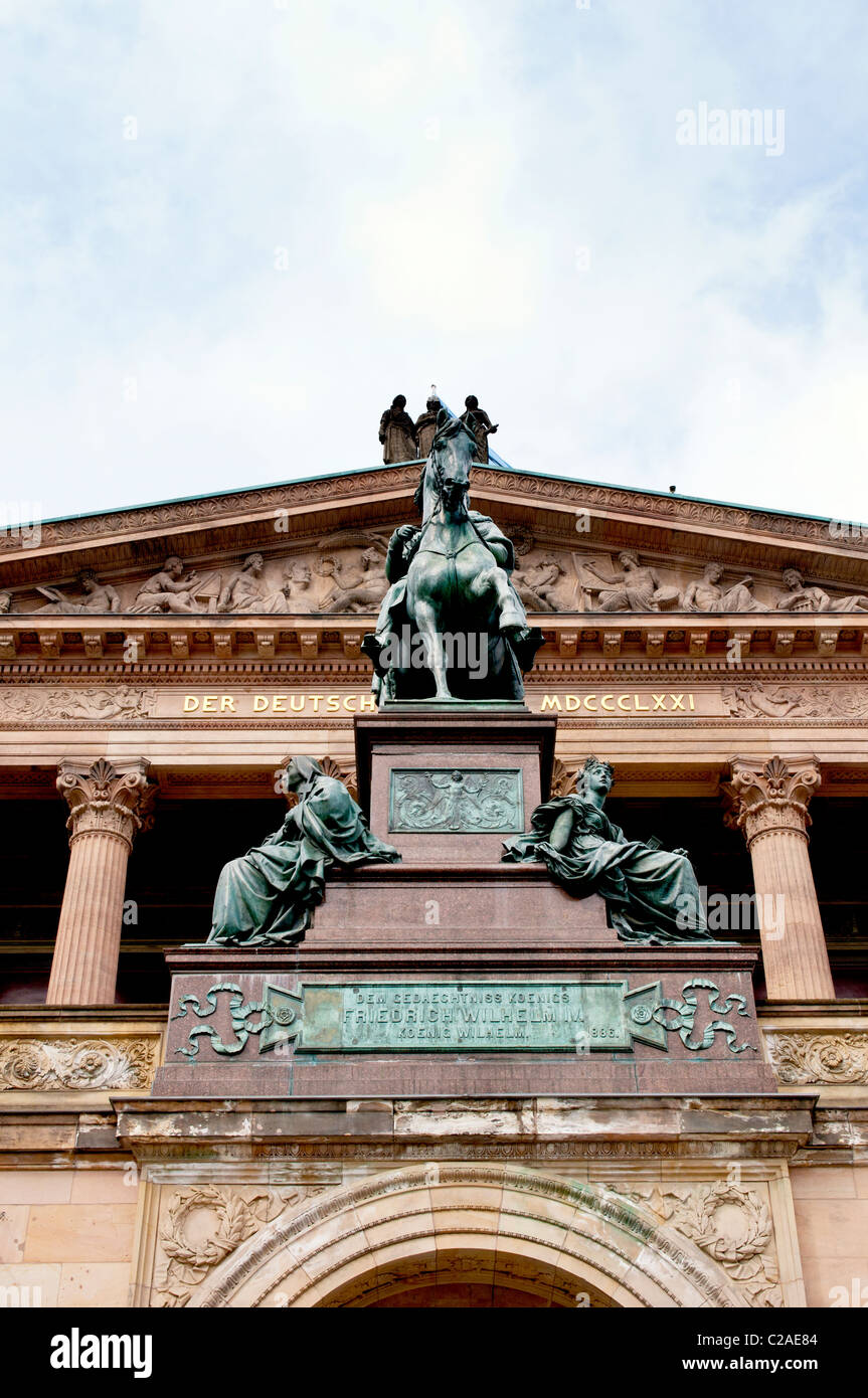 Museumsinsel Berlin, Alte Nationalgalerie, Nationalgalerie Stockfoto
