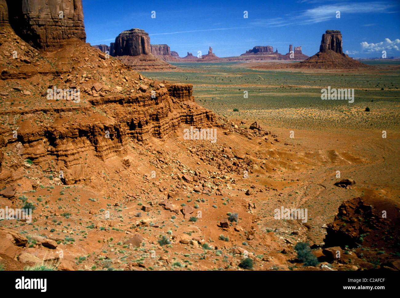 Monument Valley Navajo Tribal Park, Monument Valley Navajo Tribal Park, Arizona Stockfoto