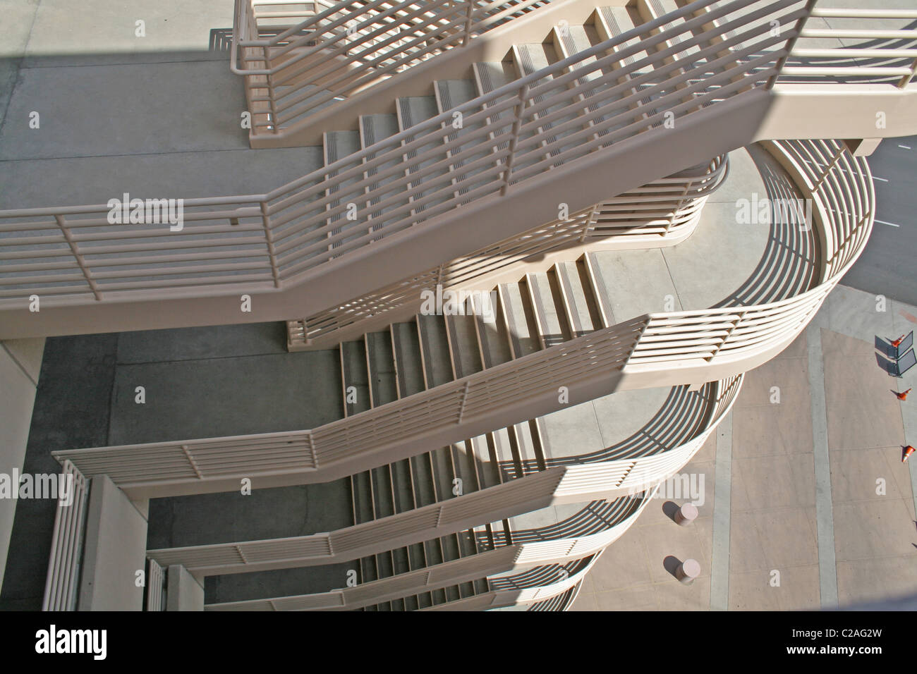 Außentreppe Phoenix Arizona Stockfoto