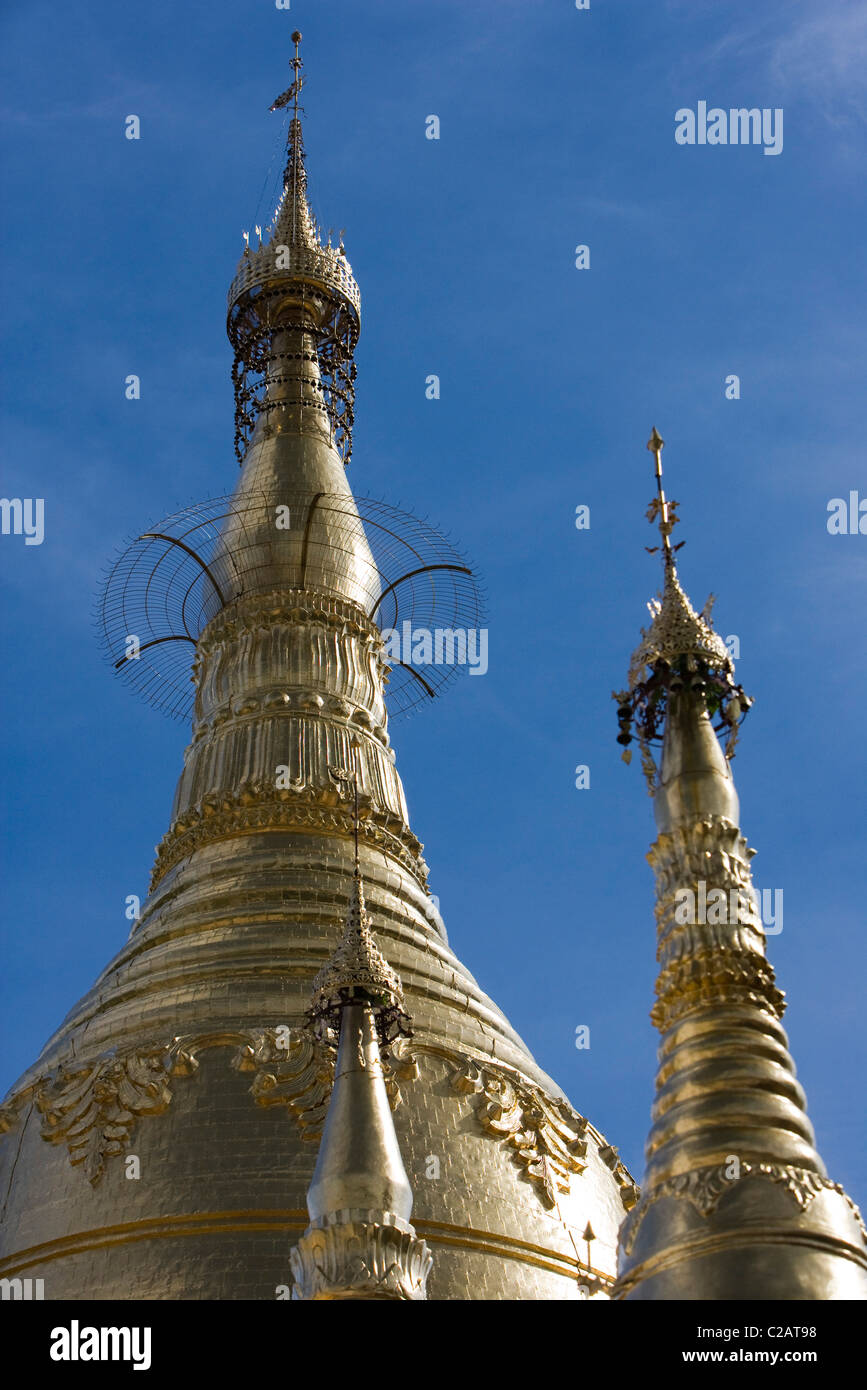 Yangon, Myanmar, Shwedagon-Pagode Stockfoto