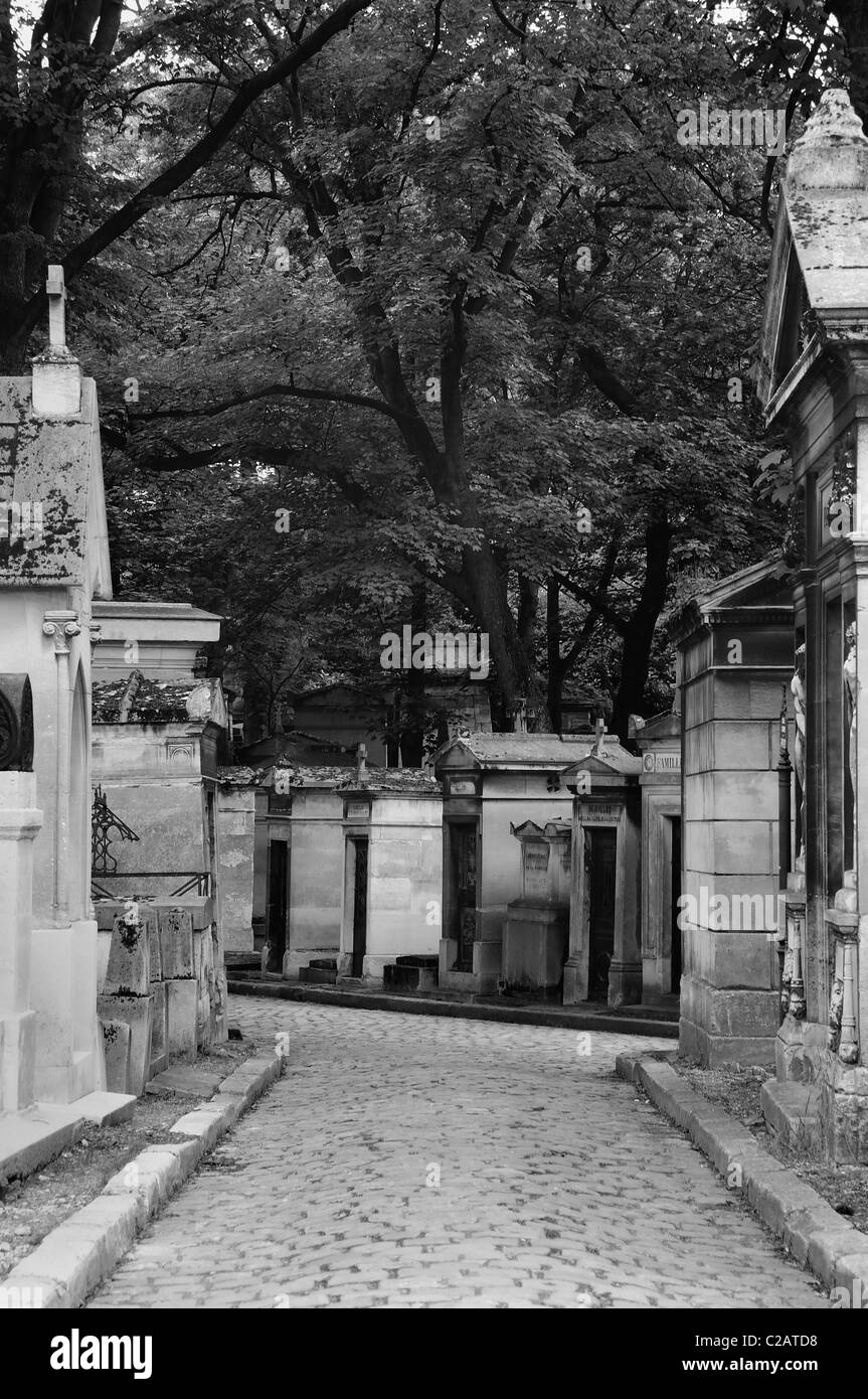 PÅre Lachaise Friedhof, Paris, Frankreich Stockfoto