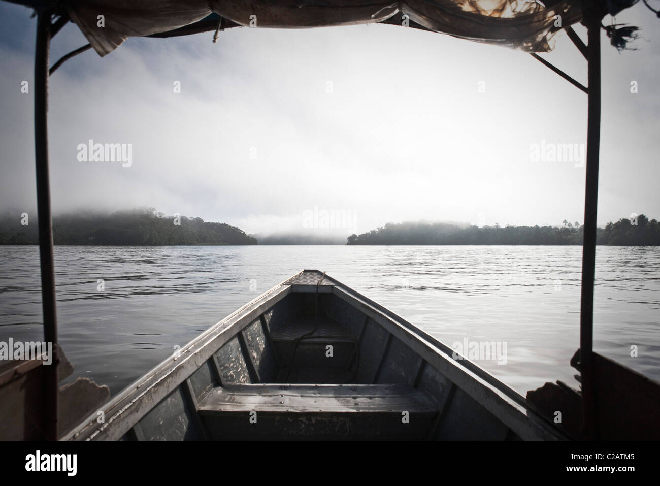 Südamerika, Amazonas, Boot flussabwärts, persönliche Perspektive Reisen Stockfoto