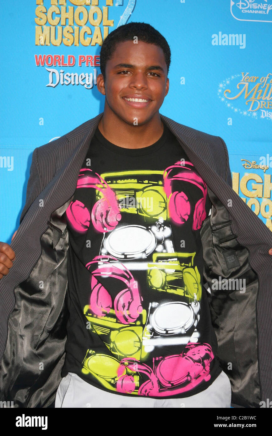 Chris Warren Jr. Disneys "High School Musical 2" Weltpremiere - Ankunft in Downtown Disney Anaheim, Kalifornien statt- Stockfoto