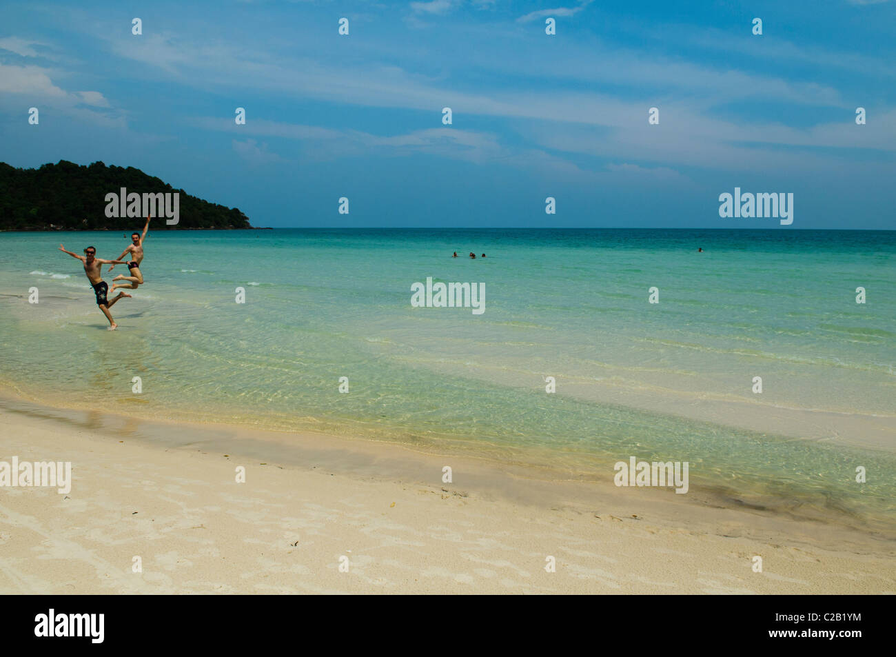 Bai Sao-Strand auf der Insel Phu Quoc in Vietnam Stockfoto