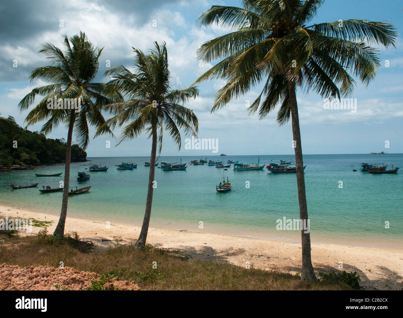 wunderschönen Bucht auf der Insel Phu Quoc in Vietnam Stockfoto