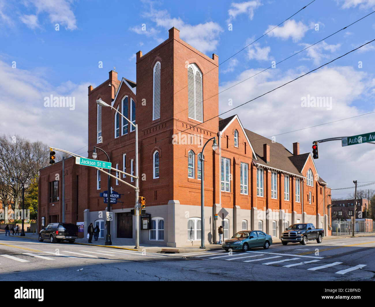 Historischen Ebenezer Baptist Church in Atlanta Stockfoto
