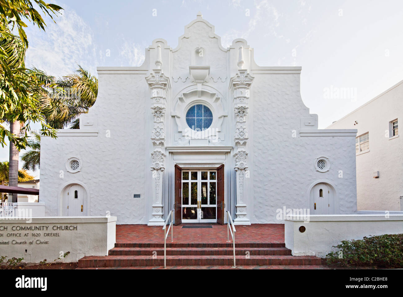South Beach, Miami Community church Stockfoto