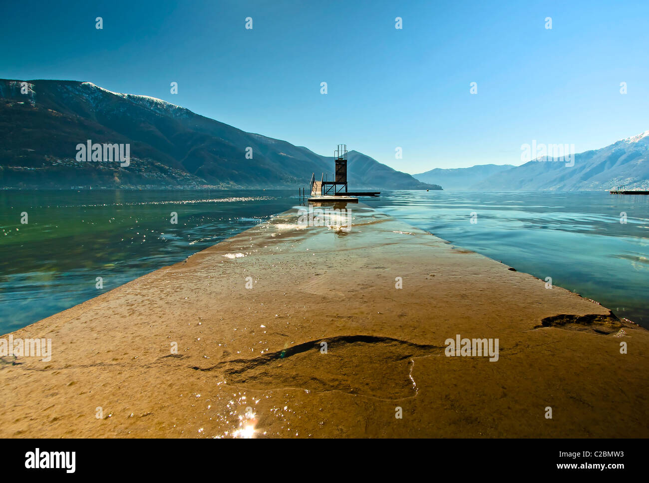 Lago Maggiore Stockfoto