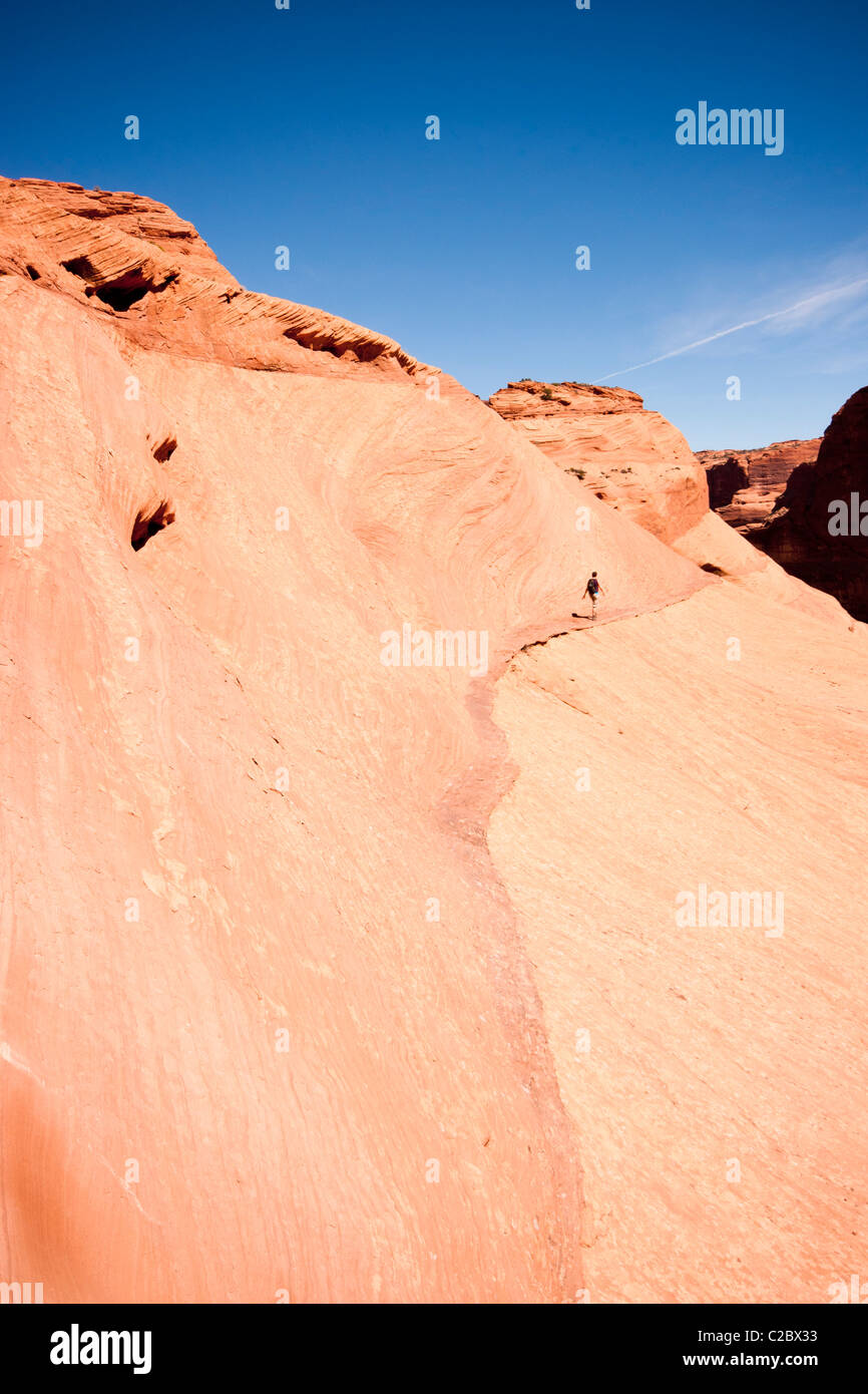 Canyon de Chelly National Monument. Chinle, Arizona, Vereinigte Staaten von Amerika. Stockfoto