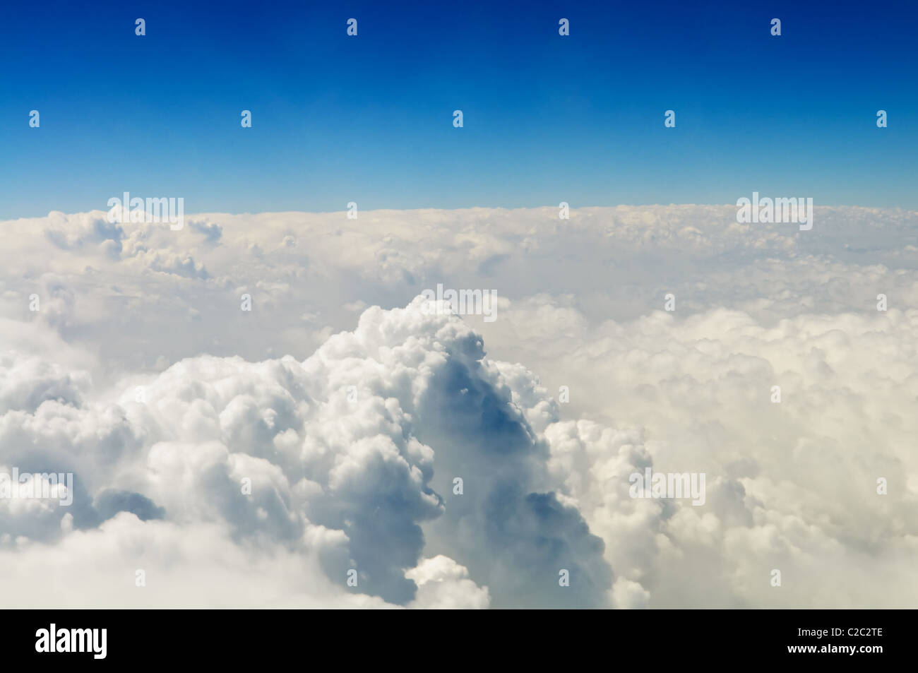 Himmel und Wolken für Hintergrund Stockfoto