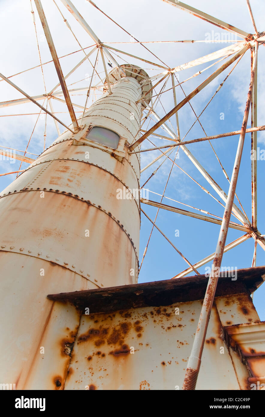 Boca Grande hinten Rangelight. Gasparilla Island FL Stockfoto