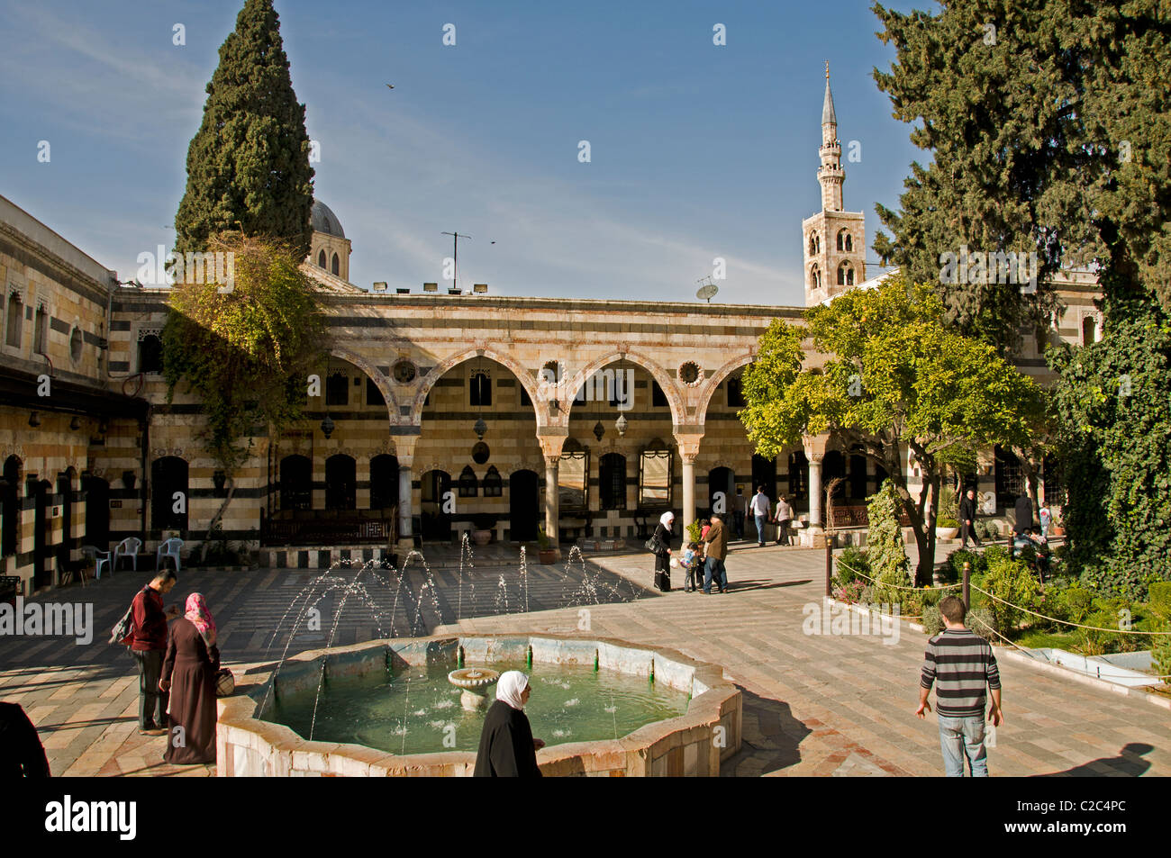 Azam osmanischen Palast Altstadt Haus Damaskus Syrien Stockfoto