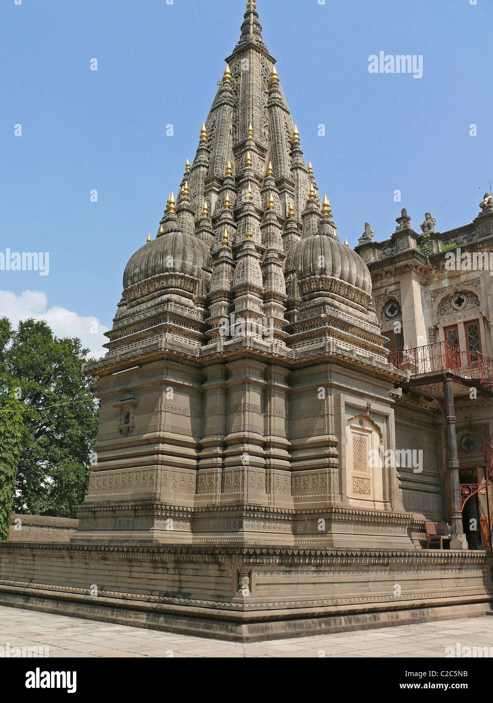 Lord Shiva-Tempel am Mahadji Shinde Chatri, Wanawadi, Pune, Maharashtra, Indien Stockfoto