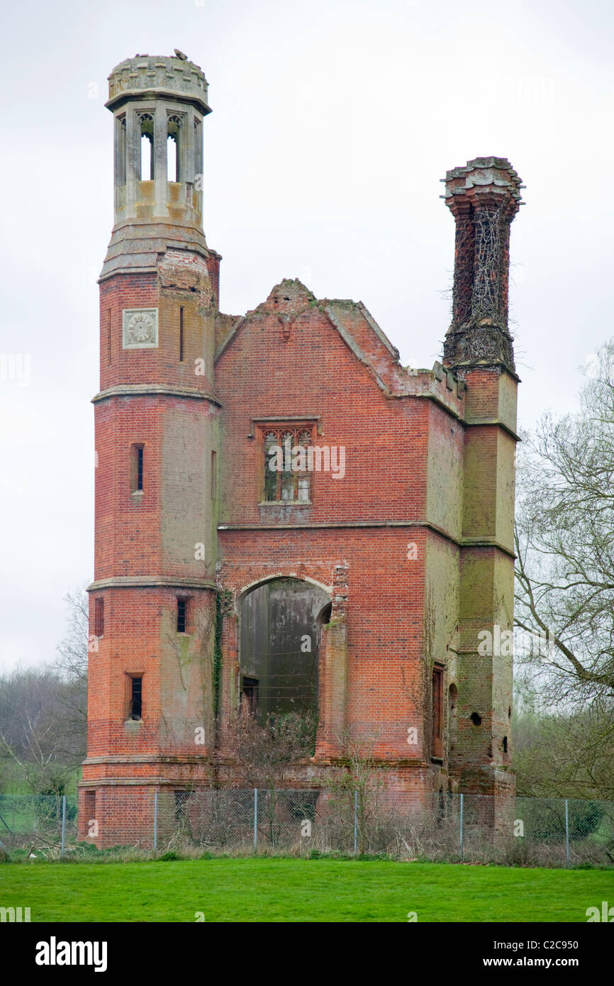 Costessey Hall Bell Tower Costessey Golfplatz Norwich UK Stockfoto