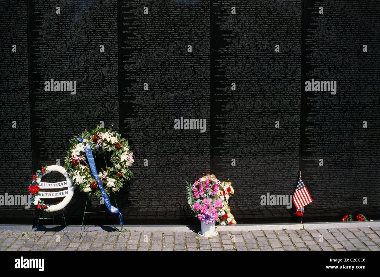 Vietnam Veterans Memorial, Washington DC, USA Stockfoto