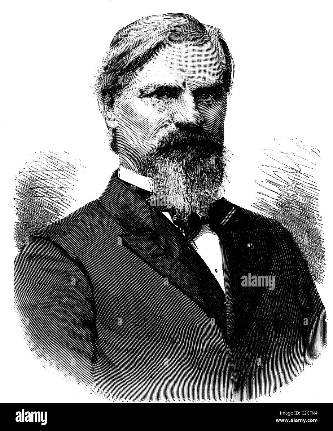 George R. Davis, Director General von der Weltausstellung in Chicago, historische Abbildung ca. 1893 Stockfoto