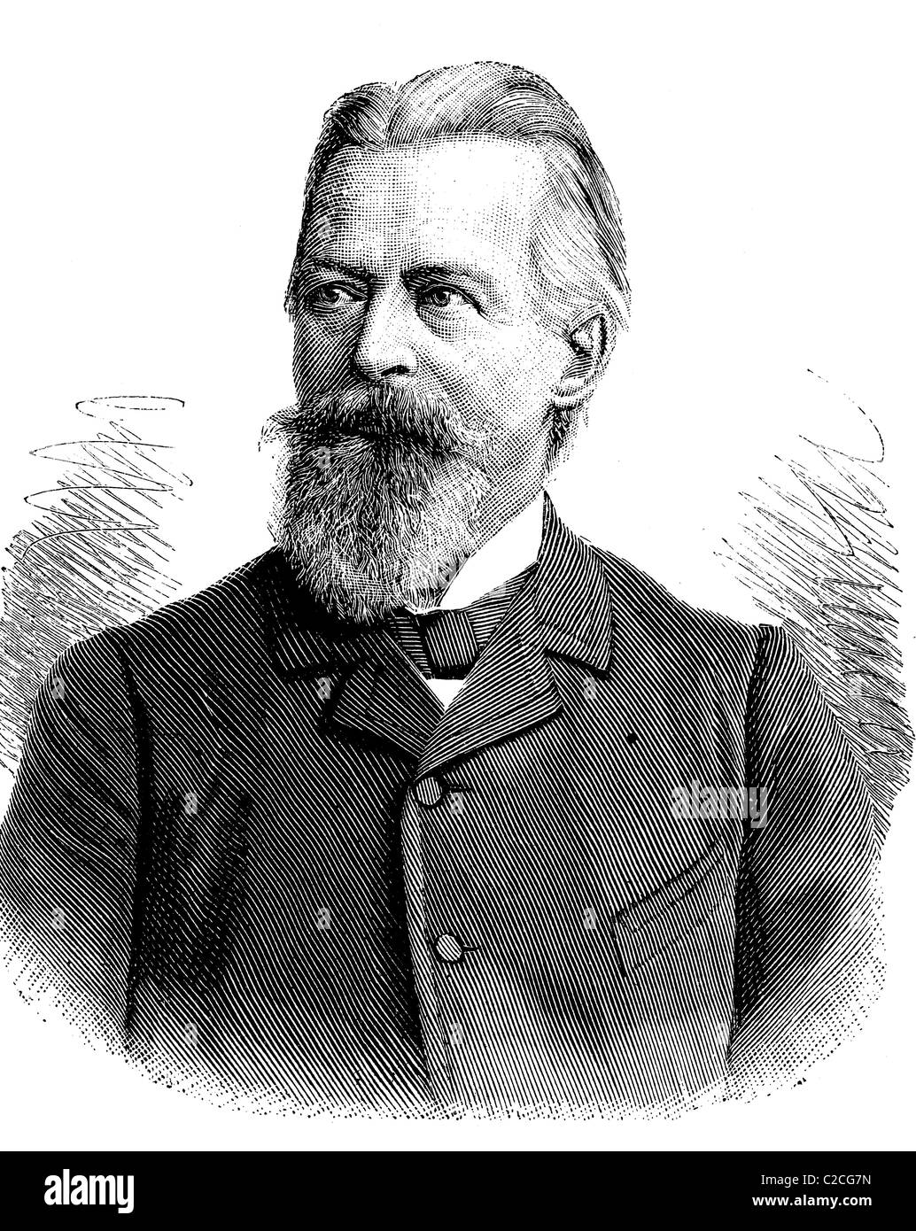 Robert Zeller, 1829-1901, Oberbürgermeister von Berlin zwischen 1892 und 1898, Geschichtsbild, ca. 1893 Stockfoto