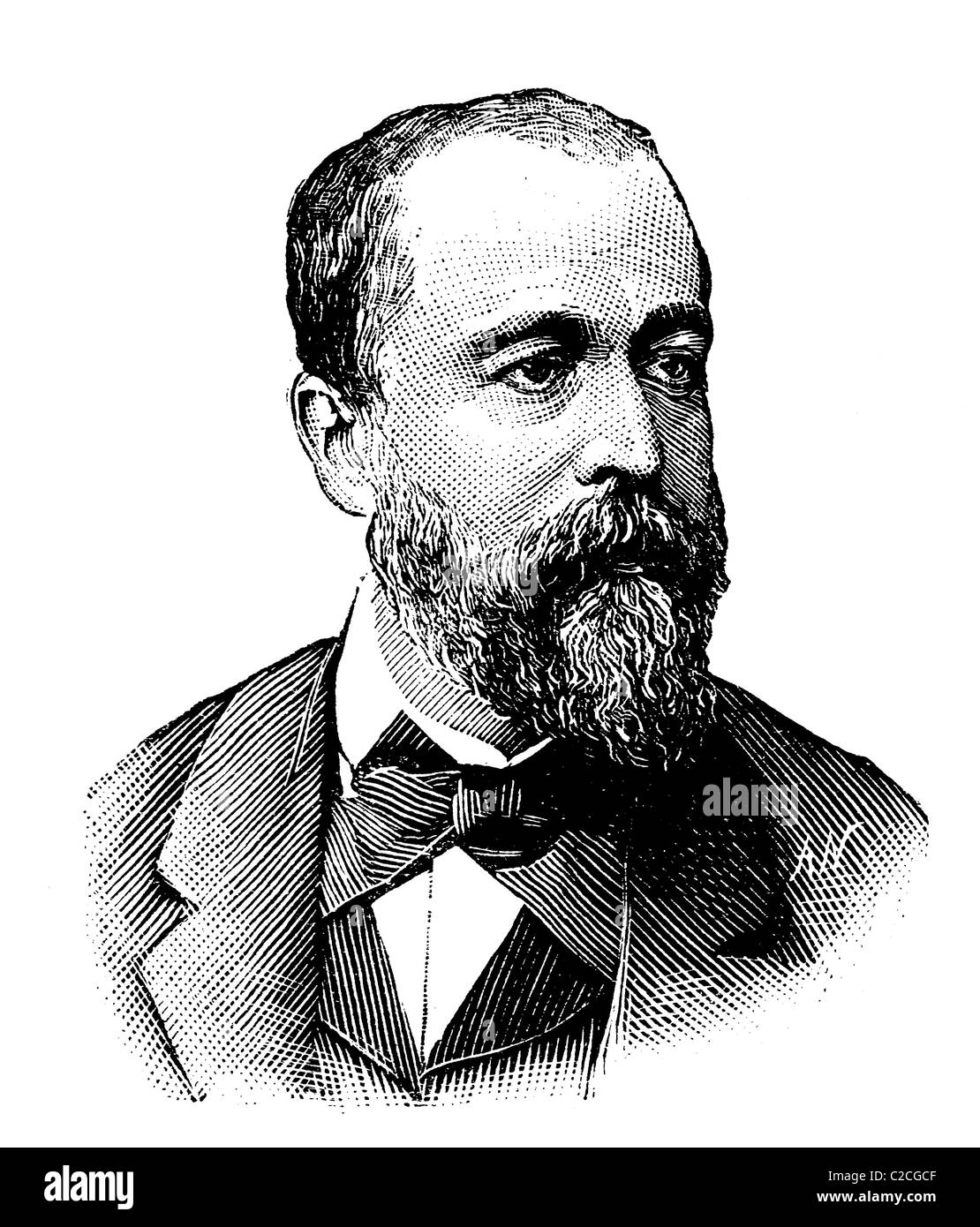 Henri Brisson, 1835-1912, Politiker und Premierminister von Frankreich, Geschichtsbild, ca. 1893 Stockfoto