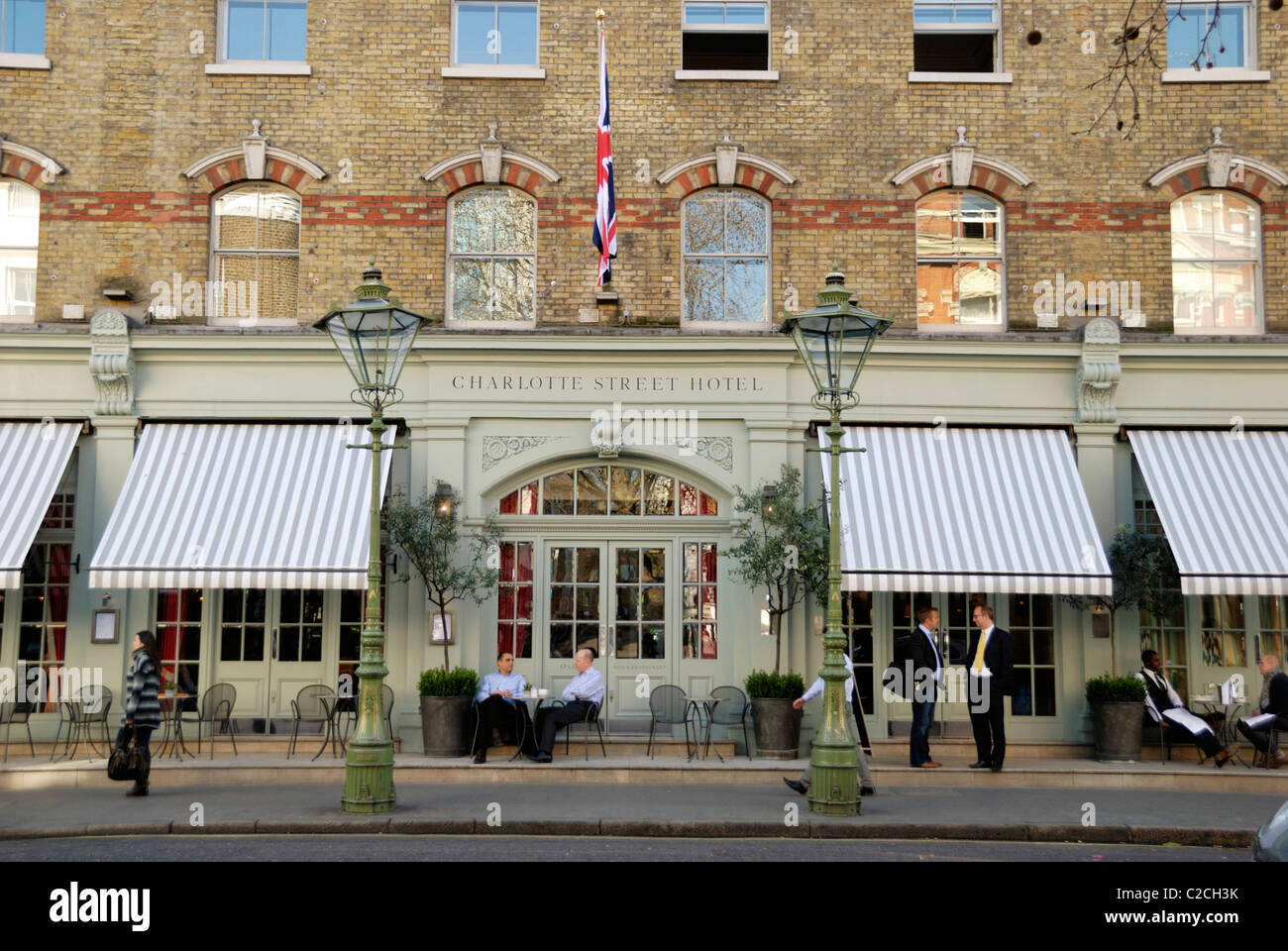 Charlotte Street Hotel, London W1, England Stockfoto