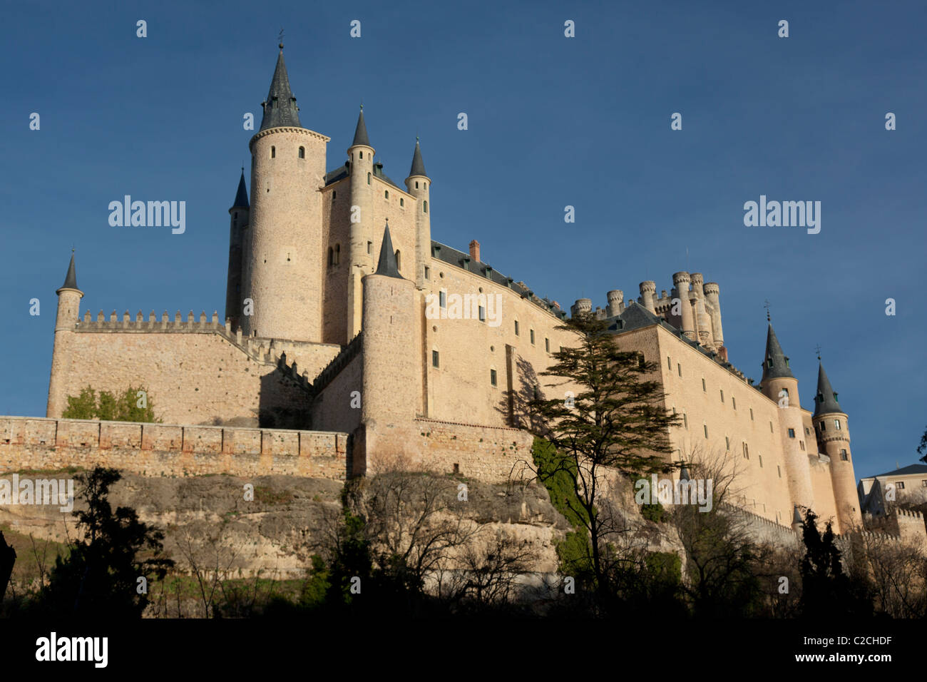 Alcazar, Segovia, Kastilien-León, Spanien Stockfoto