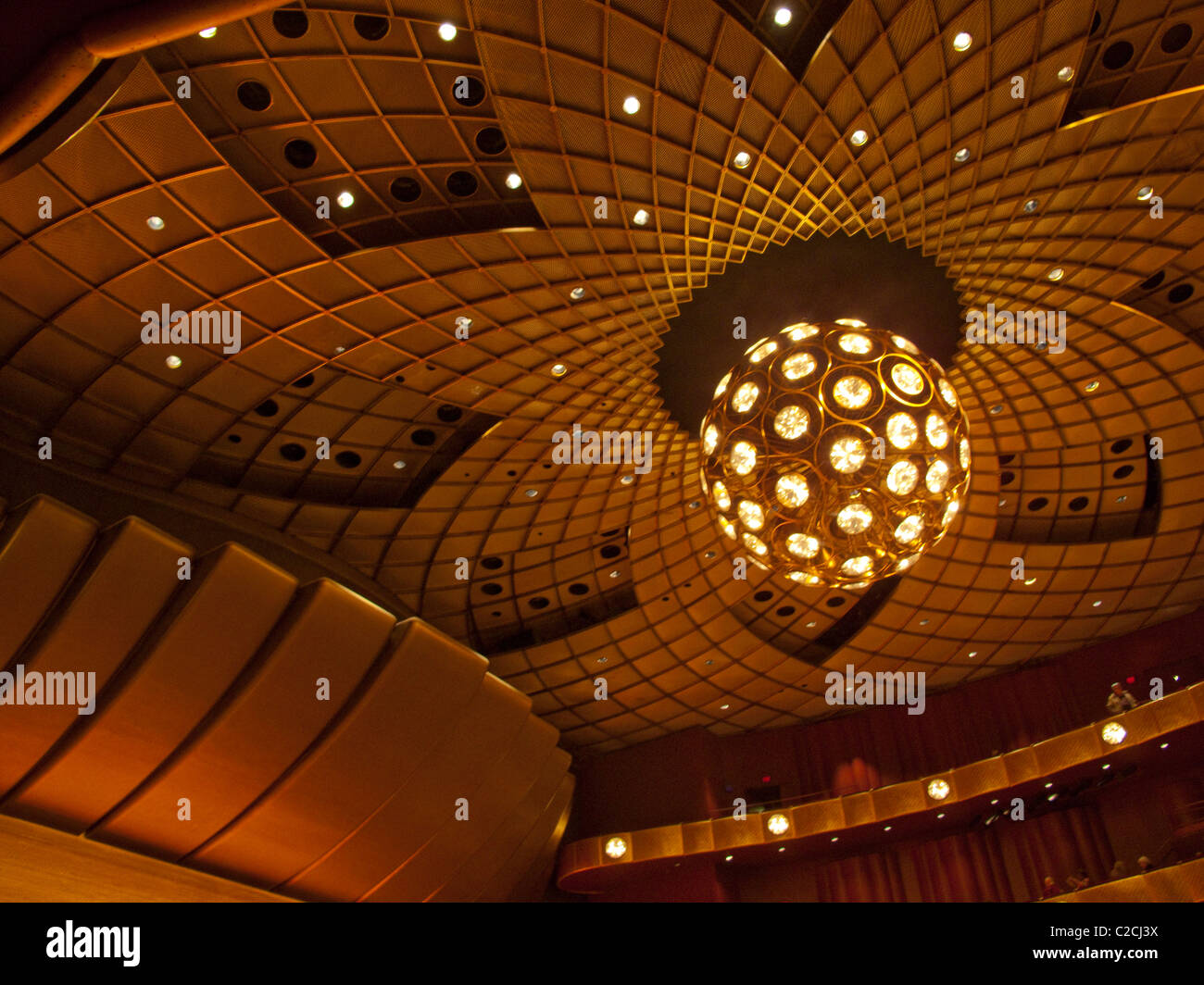 Innenbeleuchtung von David H Koch Theater Stockfoto